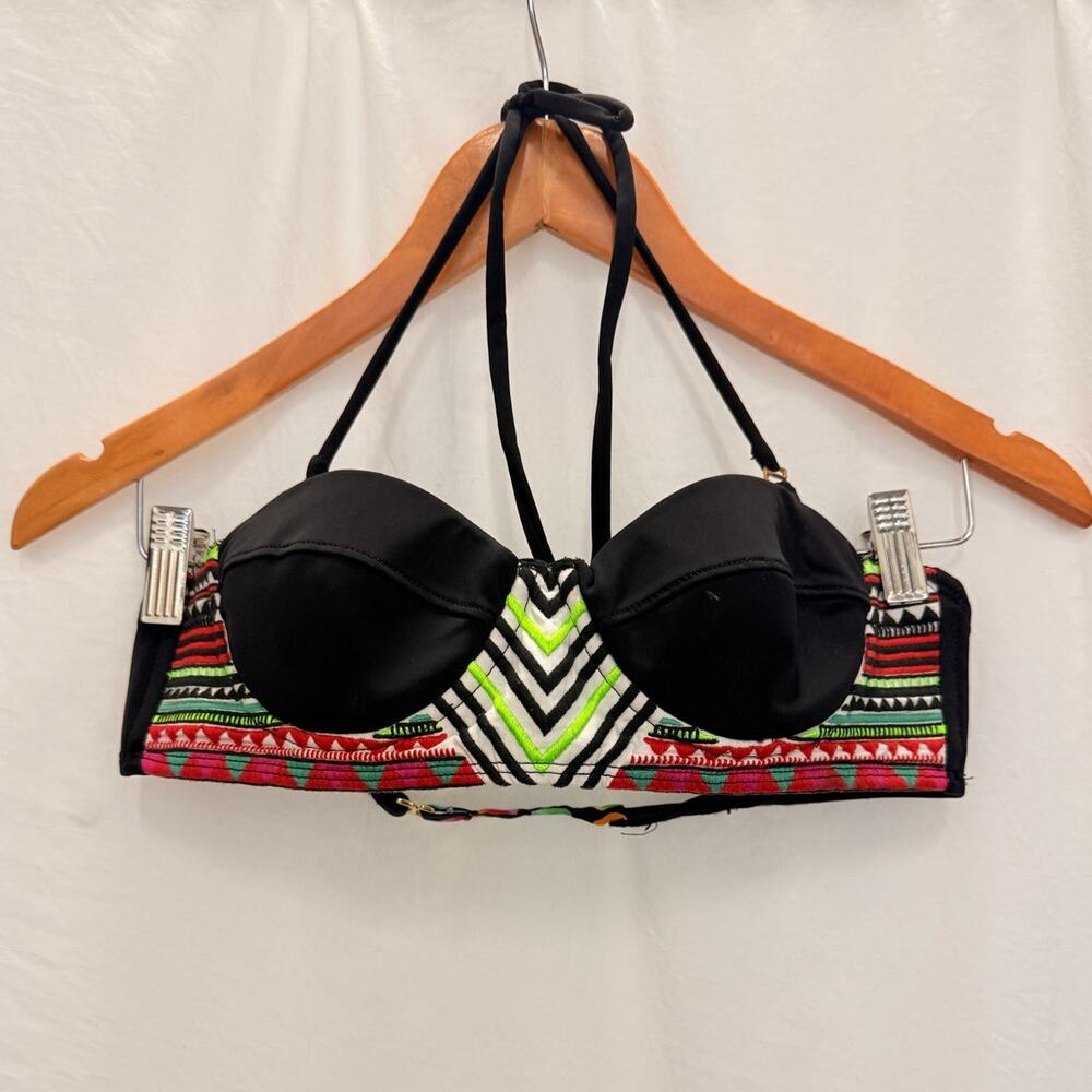 Mara Hoffman 2011 Tribal Motif Coachella Dream Small Bikinis Boho‎ Western